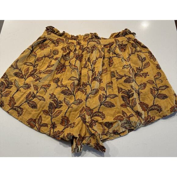 House Of Harlow 1960 Size Small Floral Print Linen Blend Shorts Boho Vacation - Picture 2 of 10